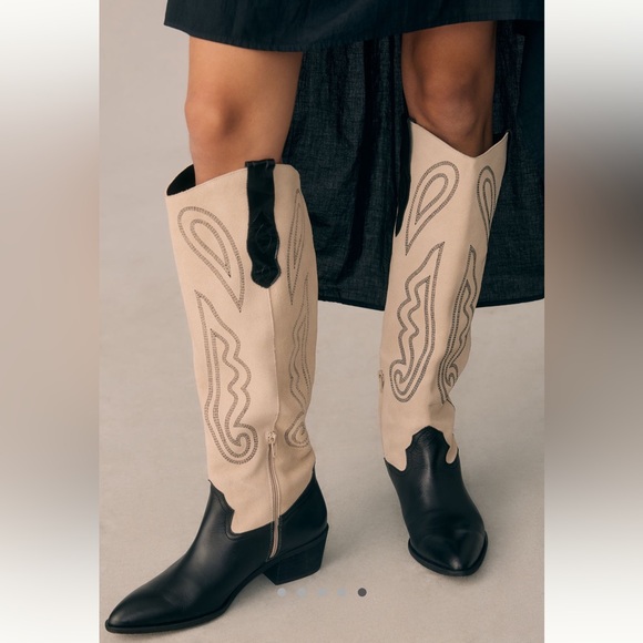 PILCRO Contrast Tall Western Boot size 9, excellent condition - Picture 3 of 7